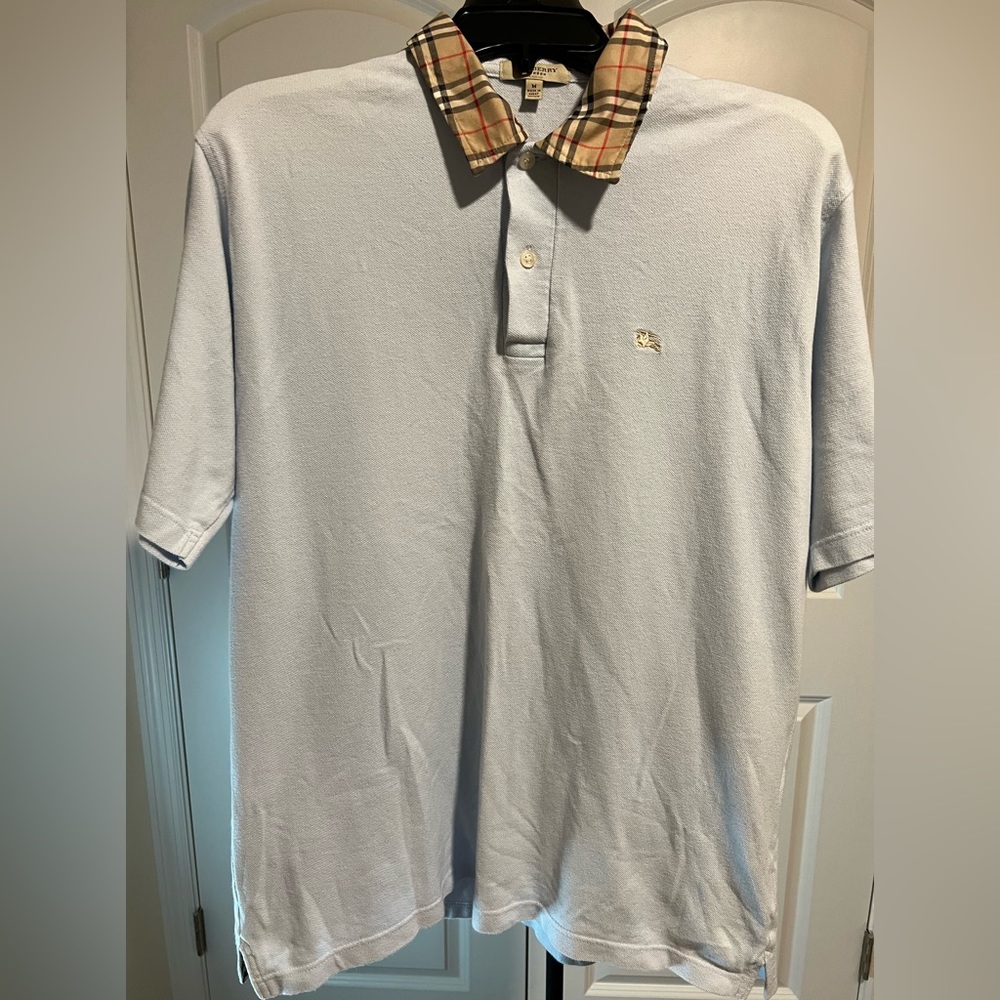 Burberry light blue shirt
